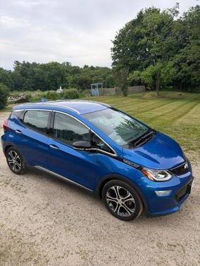 Blue 2017 Chevrolet Bolt EV Premier