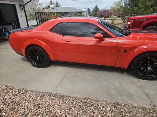 Orange 2022 Dodge Challenger SRT Hellcat Redeye Widebody Jailbreak