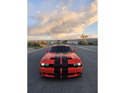 Orange 2022 Dodge Challenger SRT Hellcat Redeye Widebody Jailbreak