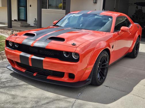 Orange 2022 Dodge Challenger SRT Hellcat Redeye Widebody Jailbreak