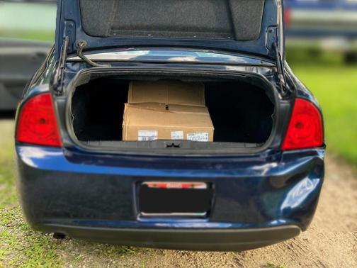 Blue 2012 Chevrolet Malibu LS
