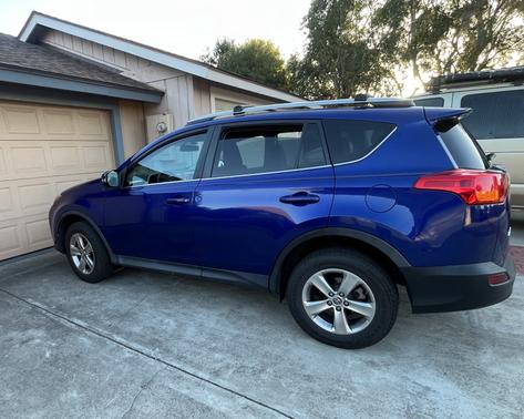 Blue 2015 Toyota RAV4 XLE