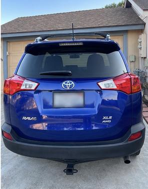 Blue 2015 Toyota RAV4 XLE