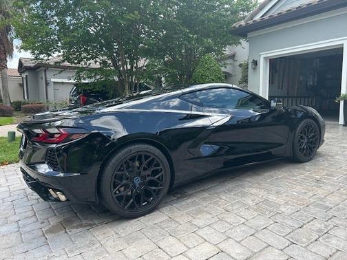 Black 2025 Chevrolet Corvette Stingray w/1LT