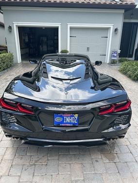 Black 2025 Chevrolet Corvette Stingray w/1LT