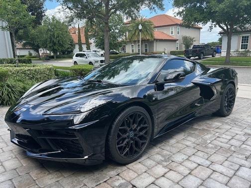 Black 2025 Chevrolet Corvette Stingray w/1LT