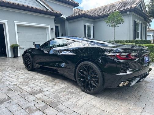 Black 2025 Chevrolet Corvette Stingray w/1LT