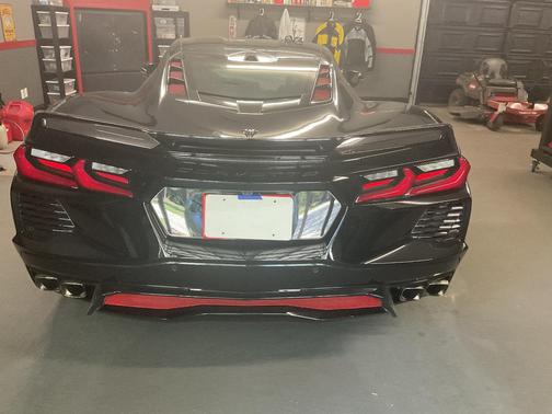 Black 2020 Chevrolet Corvette Stingray w/3LT