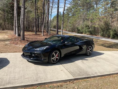 Black 2020 Chevrolet Corvette Stingray w/3LT