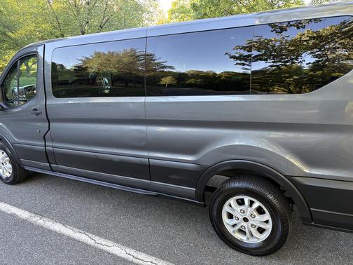 Gray 2021 Ford Transit-350 XLT