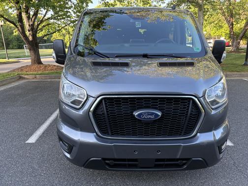 Gray 2021 Ford Transit-350 XLT