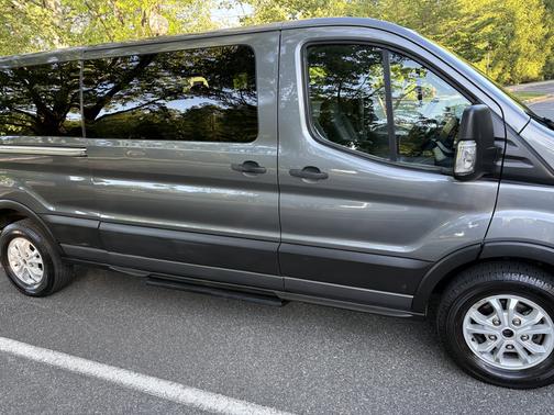 Gray 2021 Ford Transit-350 XLT