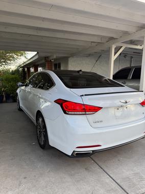 White 2015 Hyundai Genesis 3.8