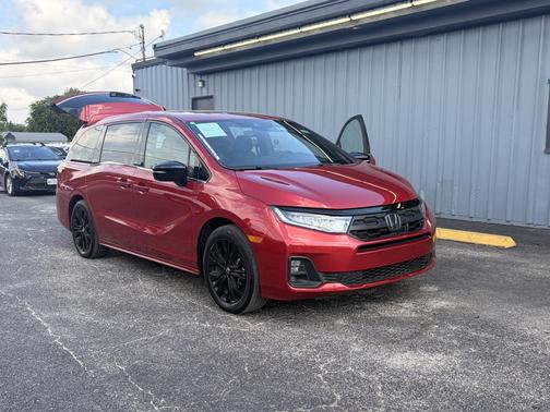 Red 2025 Honda Odyssey Sport-L
