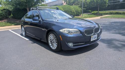 Blue 2011 BMW 535 i