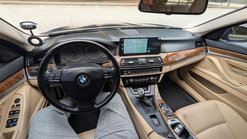 Blue 2011 BMW 535 i