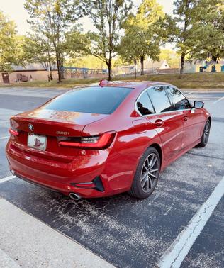 Red 2019 BMW 330 i xDrive
