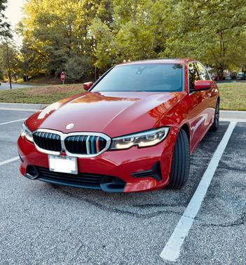 Red 2019 BMW 330 i xDrive
