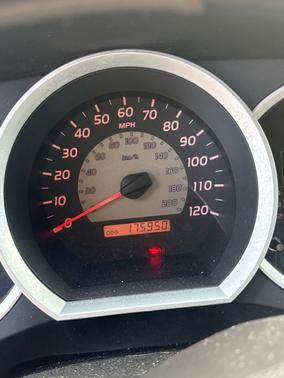 Red 2008 Toyota Tacoma Access Cab