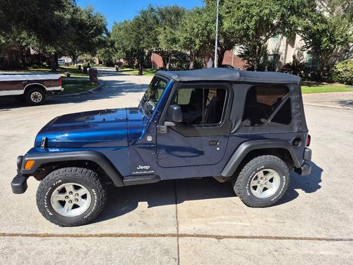 Blue 2005 Jeep Wrangler X