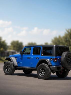 Blue 2026 Jeep Wrangler Willys