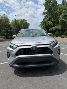 Silver 2022 Toyota RAV4 Hybrid XLE Premium