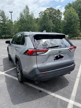Silver 2022 Toyota RAV4 Hybrid XLE Premium