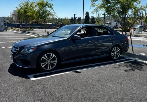 Gray 2016 Mercedes-Benz E-Class E 350