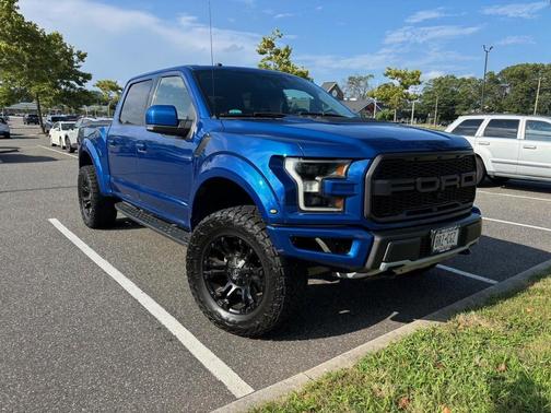 Blue 2017 Ford F-150 Raptor