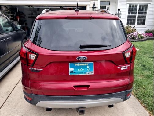 Red 2019 Ford Escape Titanium