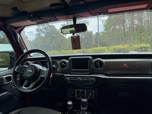 Red 2018 Jeep Wrangler Unlimited Sahara