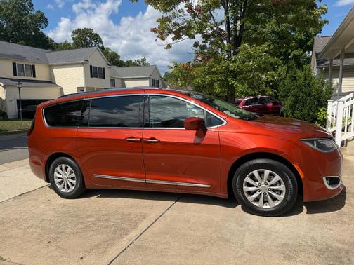 Red 2018 Chrysler Pacifica Touring-L