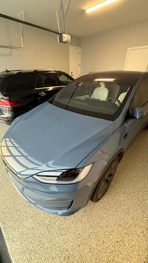 Blue 2026 Tesla Model X Plaid
