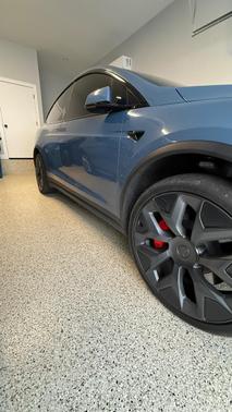Blue 2026 Tesla Model X Plaid