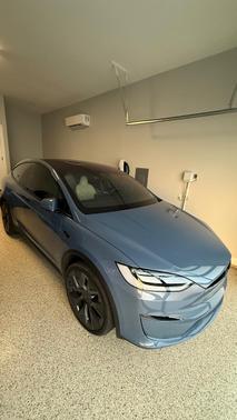 Blue 2026 Tesla Model X Plaid