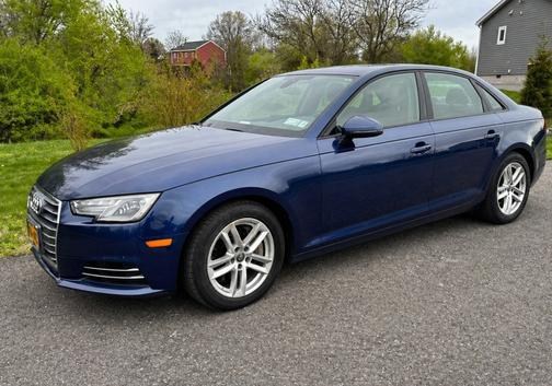 Blue 2017 Audi A4 2.0T Premium