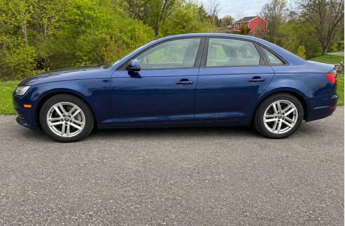 Blue 2017 Audi A4 2.0T Premium