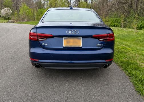 Blue 2017 Audi A4 2.0T Premium