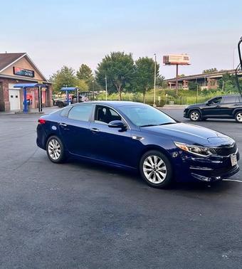 Blue 2017 Kia Optima LX