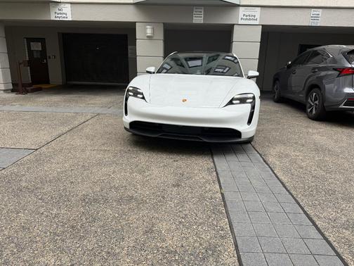 White 2021 Porsche Taycan Taycan 4S