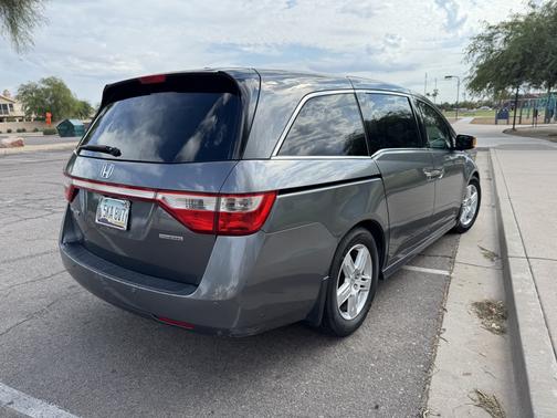 Silver 2012 Honda Odyssey Touring Elite