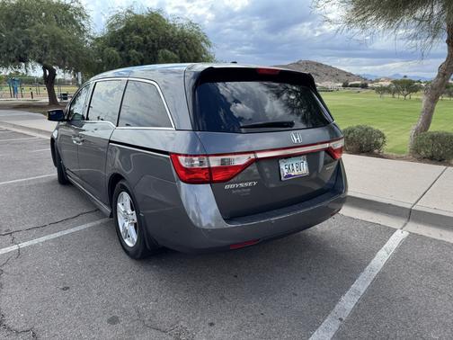 Silver 2012 Honda Odyssey Touring Elite