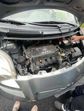 Gray 2010 Toyota Yaris Base