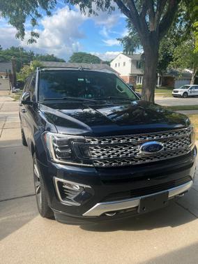 Blue 2021 Ford Expedition Max Platinum