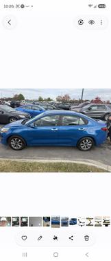 Blue 2022 Kia Rio S