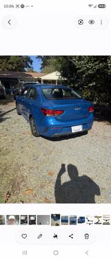 Blue 2022 Kia Rio S