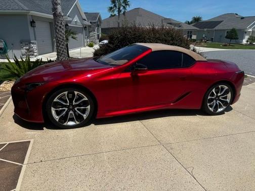 Red 2021 Lexus LC 500 Base