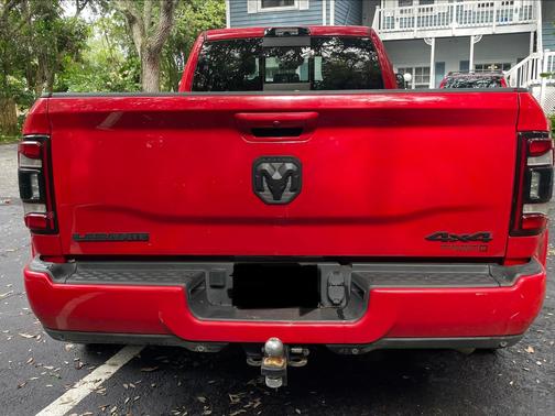 Red 2022 RAM 3500 Laramie