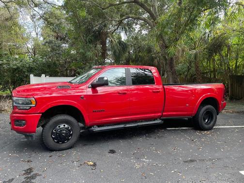 Red 2022 RAM 3500 Laramie