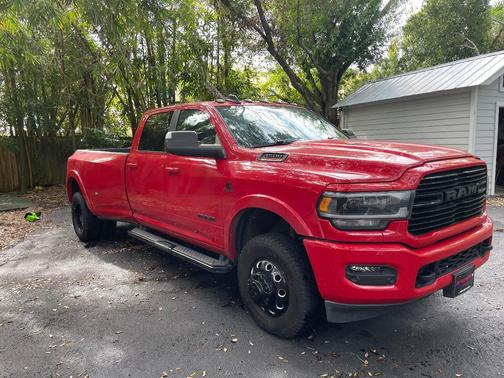 Red 2022 RAM 3500 Laramie